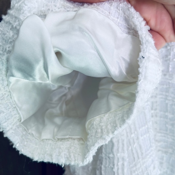 Weill Paris White/Black Career Dress Women's With Bow Ties Size 12 - Picture 9 of 16